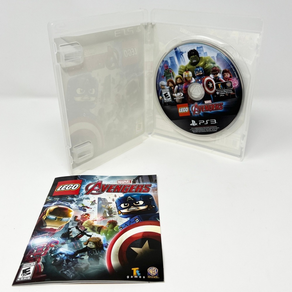 LEGO Marvel‎ Avengers Sony PlayStation 3 PS3 Game with Manual 2016 BLUS-31550